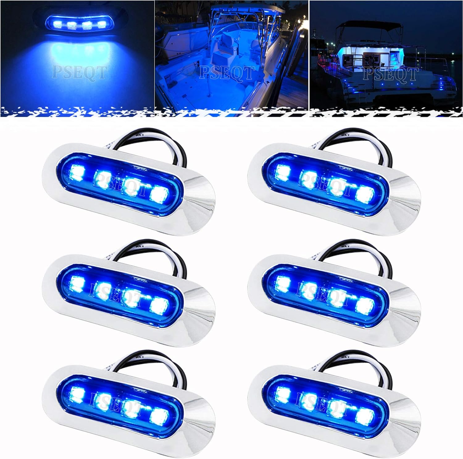 Fishing Boat Navigation Light - ไฟ LED กันน้ำ 3.8 นิ้ว สำหรับเรือเดินทะเล