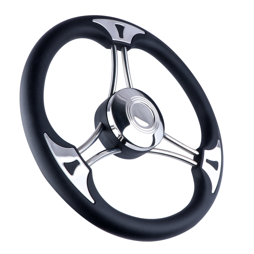 Fishing Boat Steering Wheel - ANDYMARINE พวงมาลัยสแตนเลส 3 ก้าน ขนาด 13.5